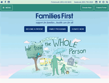 Tablet Screenshot of familiesfirstseacoast.org